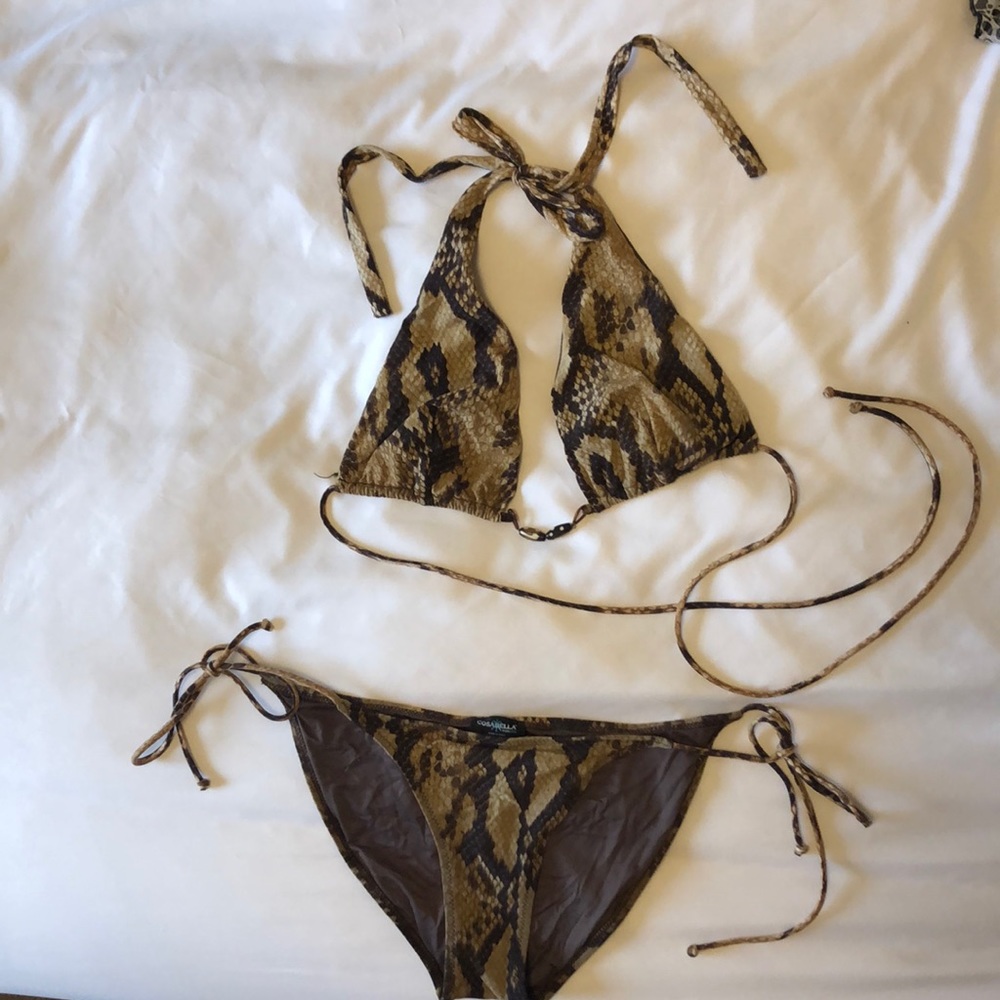 Cosabella snake skin bikini